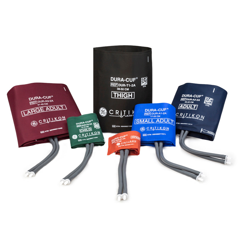 Cuff Assortment Pack: 2 Infant Cuffs, 3 Child Cuffs, 1 Small Adult Cuff, 2-Tube Dinaclick Connector, 6/bx (Continental US Only)