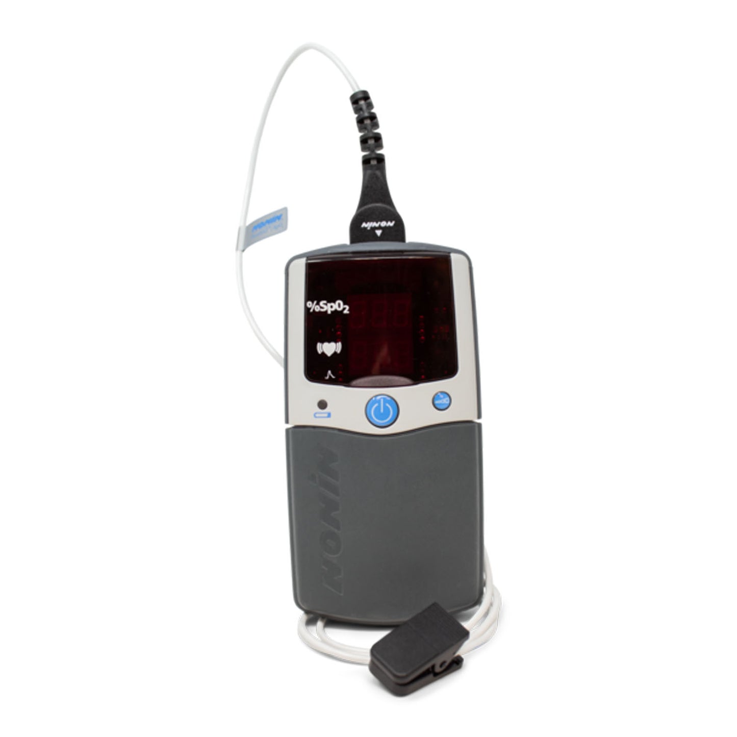 Includes: (1) 8000Q2 Reusable Ear Clip SpO2 Sensor (1 meter), (4) AA Alkaline batteries, and (1) 2500/2500A Operators Manual on CD Rom (Continental US Only - including Alaska & Hawaii)