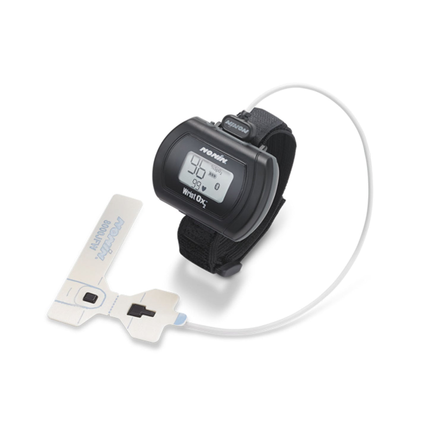 Include: (1) 3150USB WristOx2 Standard Assembly, (1) PureLight 8000J-WO2 Adult Flex Reusable SpO2 Sensor, Two (2) AAA Alkaline Batteries, (1) Wrist Band, (1) Carrying Case (Continental US Only - including Alaska & Hawaii)