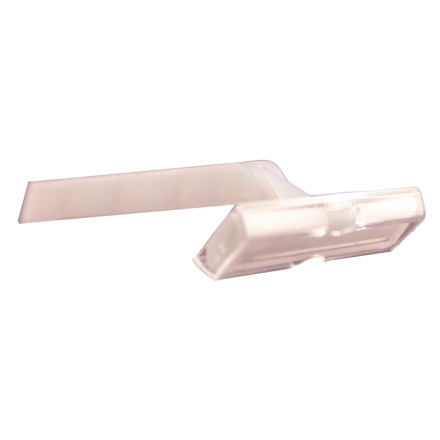 Single Blade Razor, Stainless Steel, Clear Removable Safety Cap, One-Piece Clear Handle, Clear Head & Handle, 100/bx, 10bx/cs