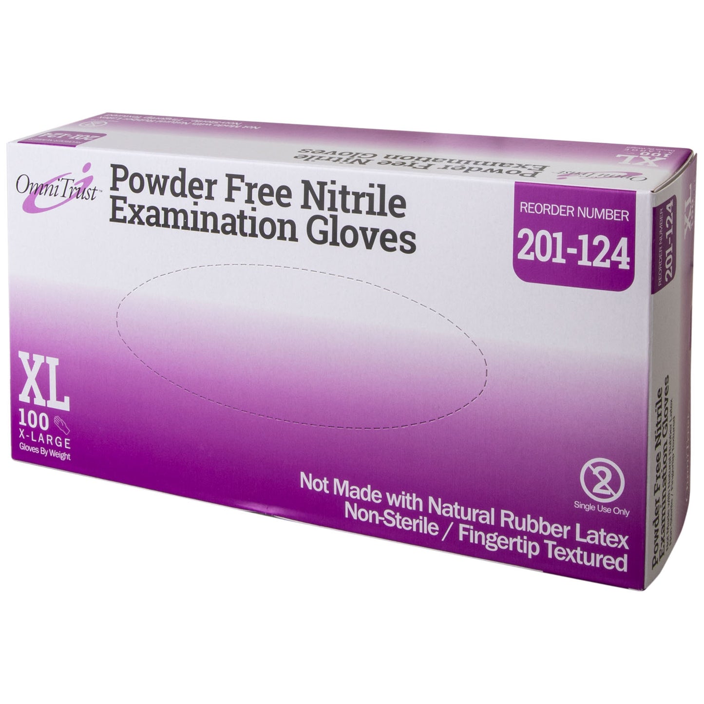 Exam Glove, Nitrile, X-Large, Textured Fingers, Blue, Powder Free (PF), 100/bx, 10 bx/cs (80 cs/plt) (See additional pricing for drop ship orders less than 1,000 cs)