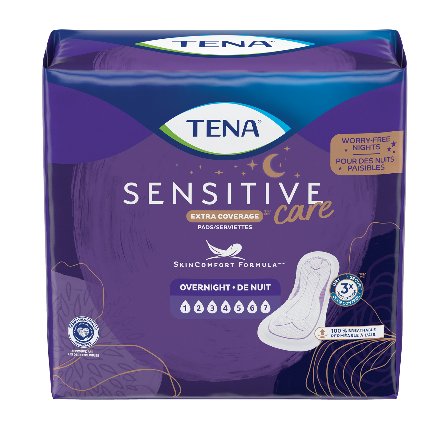 Pads, Extra Coverage, Ultra Thin, Light, 10" Length, 24/pk, 6 pk/cs (Continental US Only)
