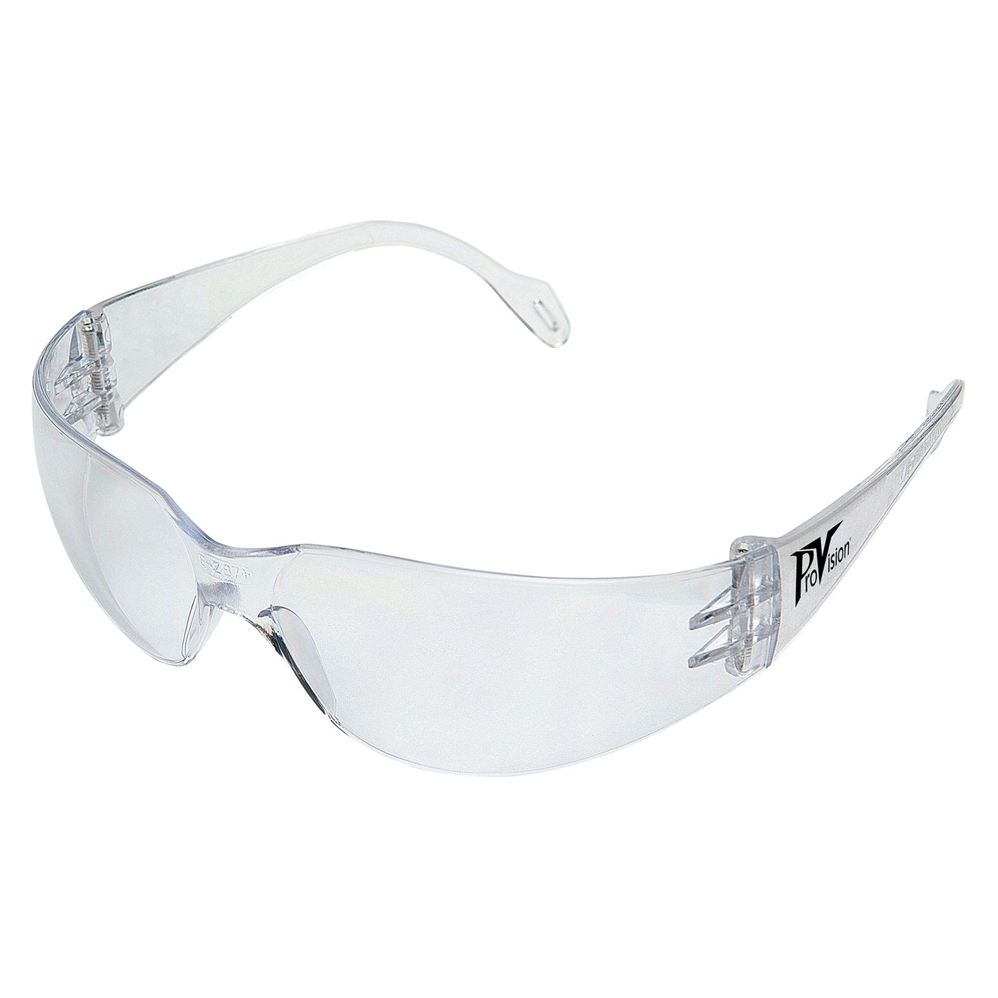 Safety Glasses, Clear Frame/Clear Lens. Full size, 12/cs (US SALES ONLY)