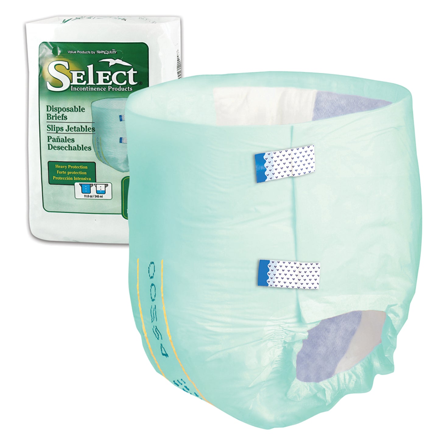 Breathable Briefs, X-Large Adult, 56"-64", 23.7 fl oz Capacity, 12/pk, 6 pk/cs (US Only) (To Be DISCONTINUED)