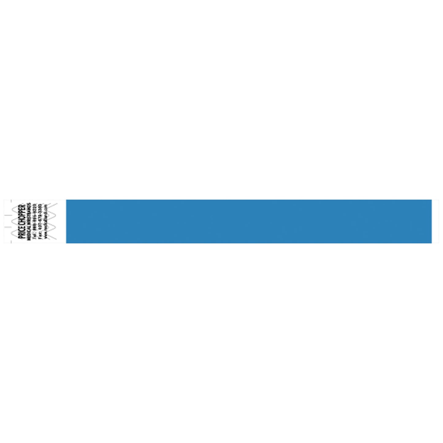 Wristband, Tyvek 1", Solid Blue, 1000/bx