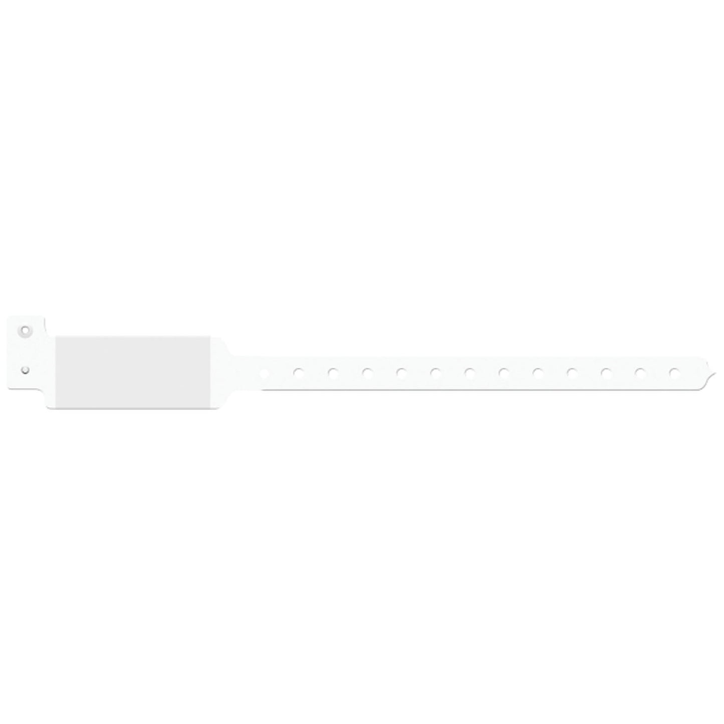 Wristband, Adult/ Pediatric, Imprinter Tri-Laminate, White, 500/bx