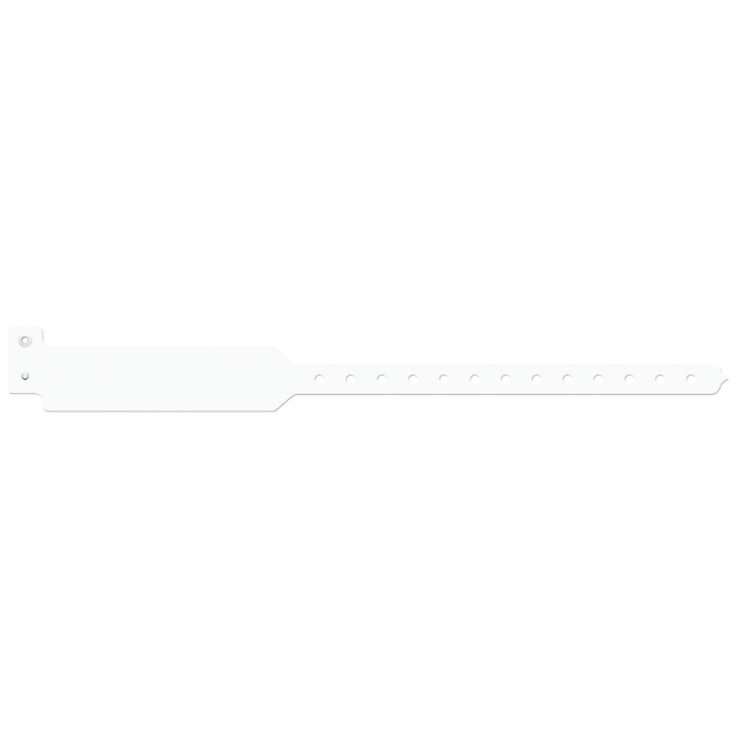 Wristband, Adult, Write-On Tri-Laminate, White, 500/bx