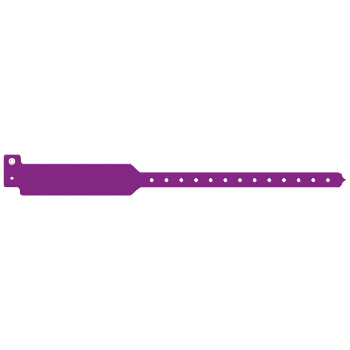 Wristband, Adult, Write-On Tri-Laminate, Purple, 500/bx