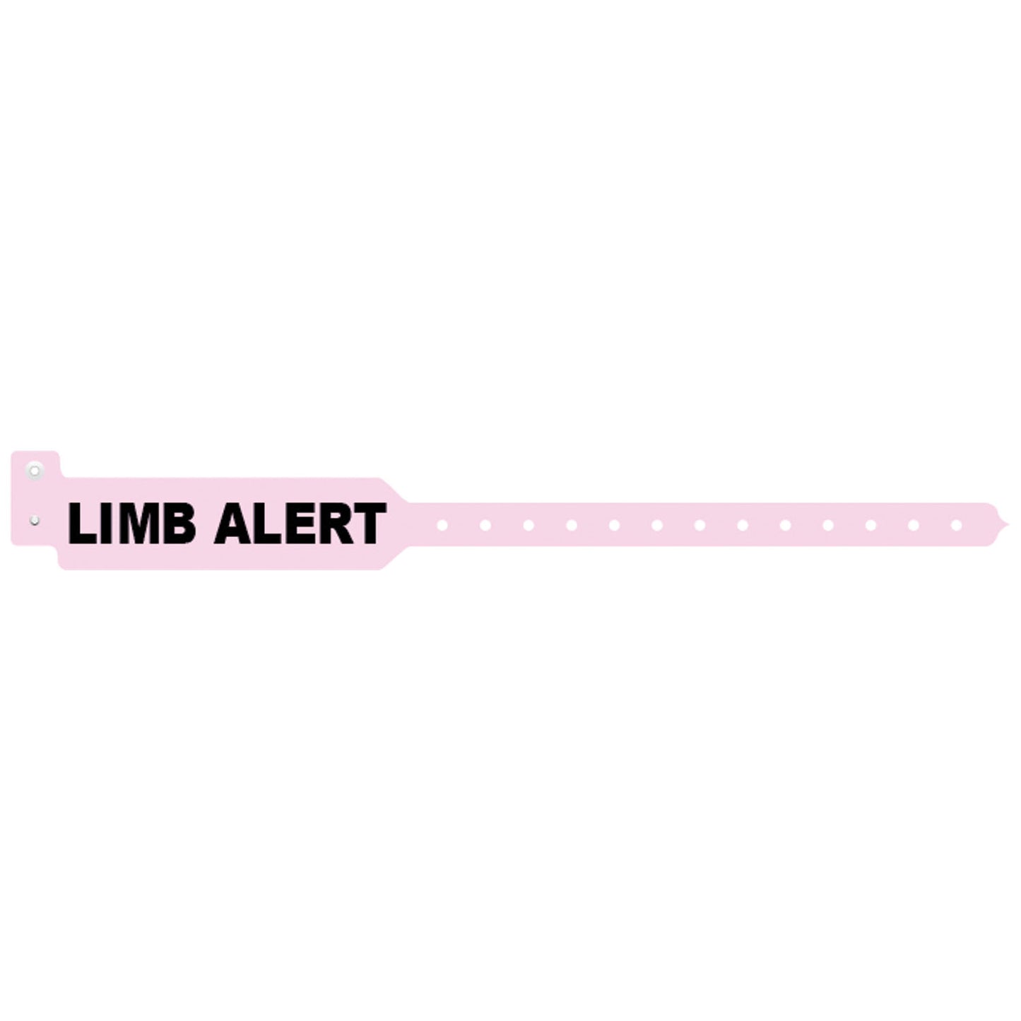 Wristband, Adult, Tri-Laminate, Limb Alert, Pink, 500/bx