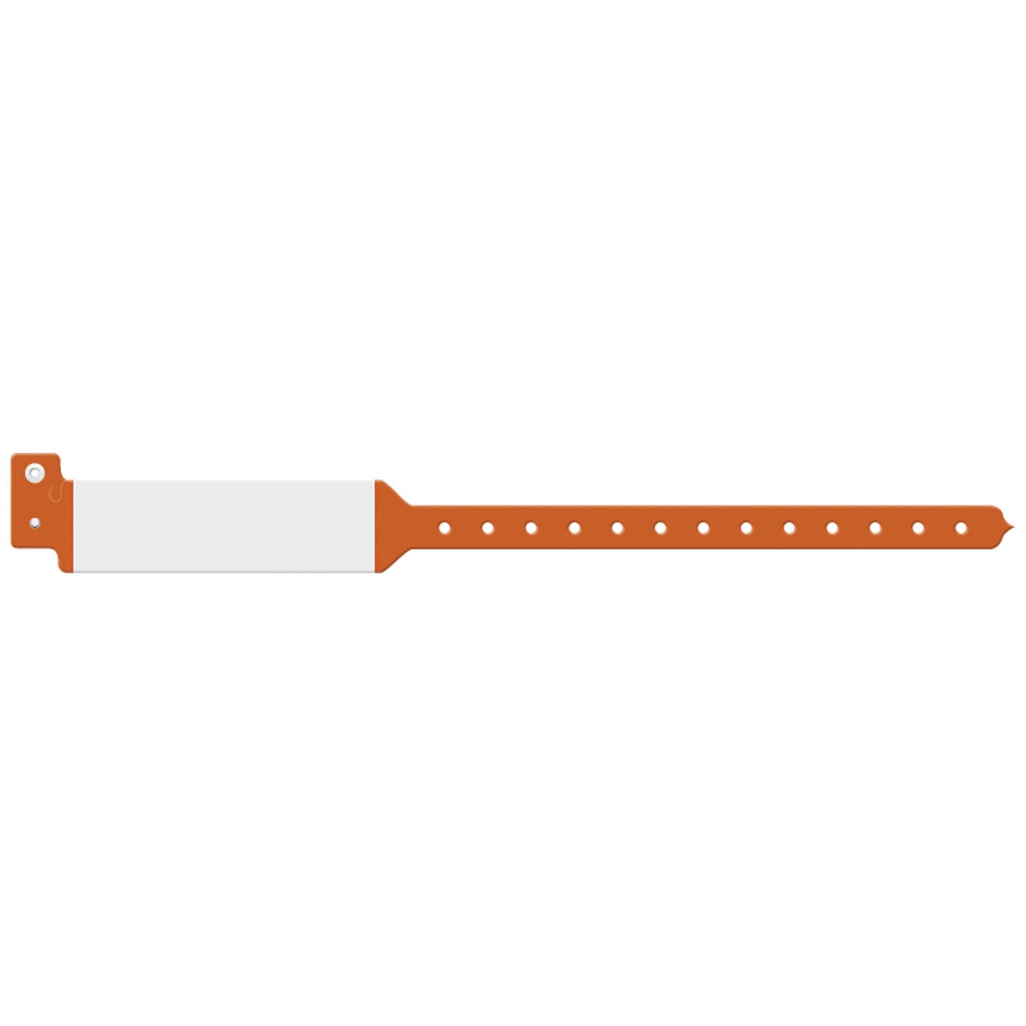 Wristband, Adult, Imprinter Tri-Laminate, Orange, 500/bx