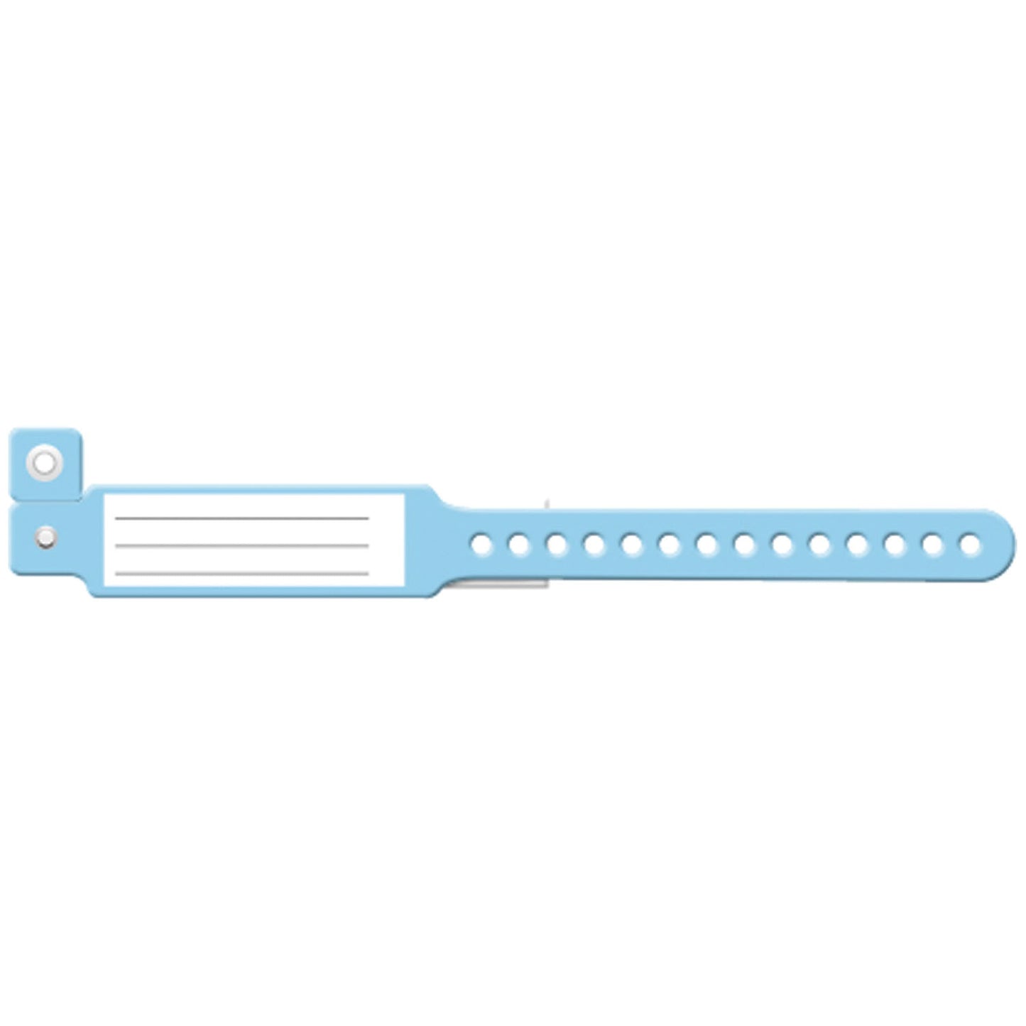 Wristband, Infant, Insert Vinyl, Custom Printed, Blue, 250/bx