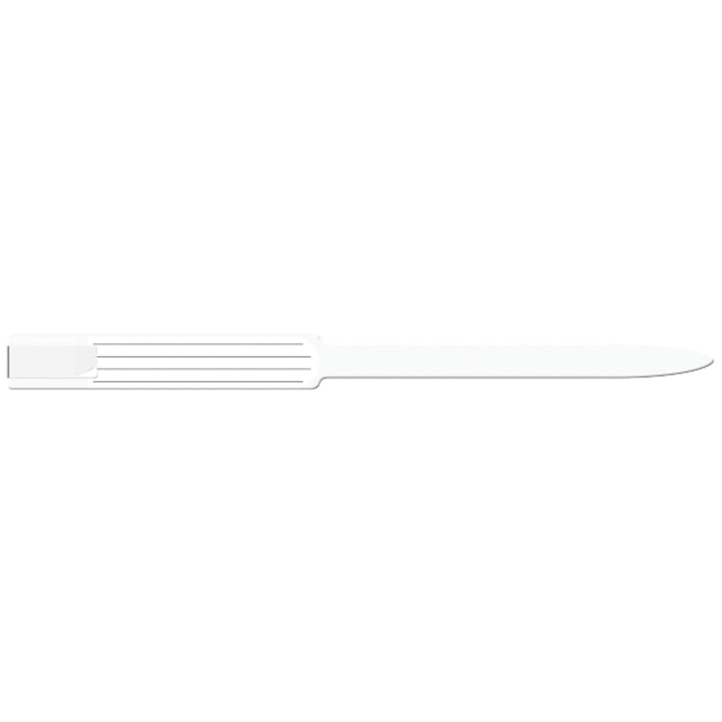 Wristband, Adult, Insert, Self Adhesion, Soft Vinyl, White, 250/bx