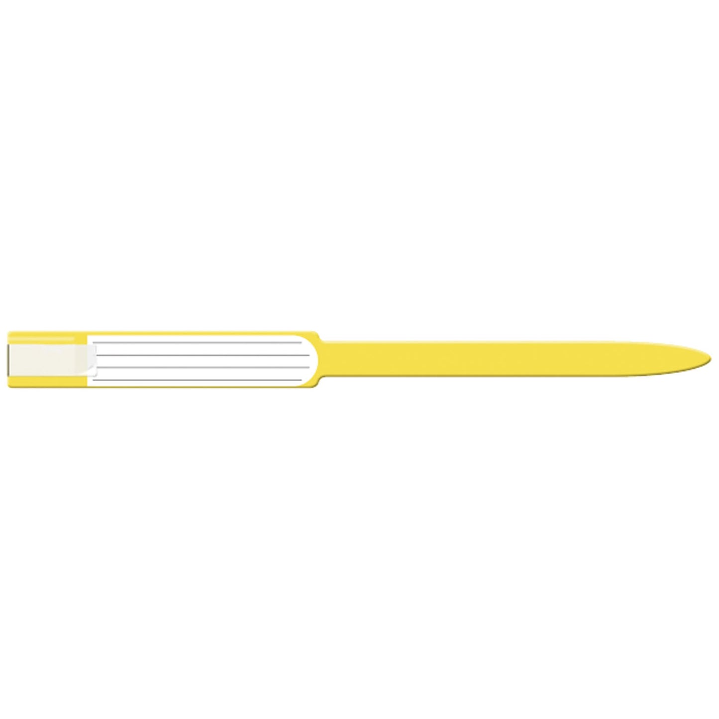 Wristband, Adult, Insert, Self Adhesion, Soft Vinyl, Yellow, 250/bx
