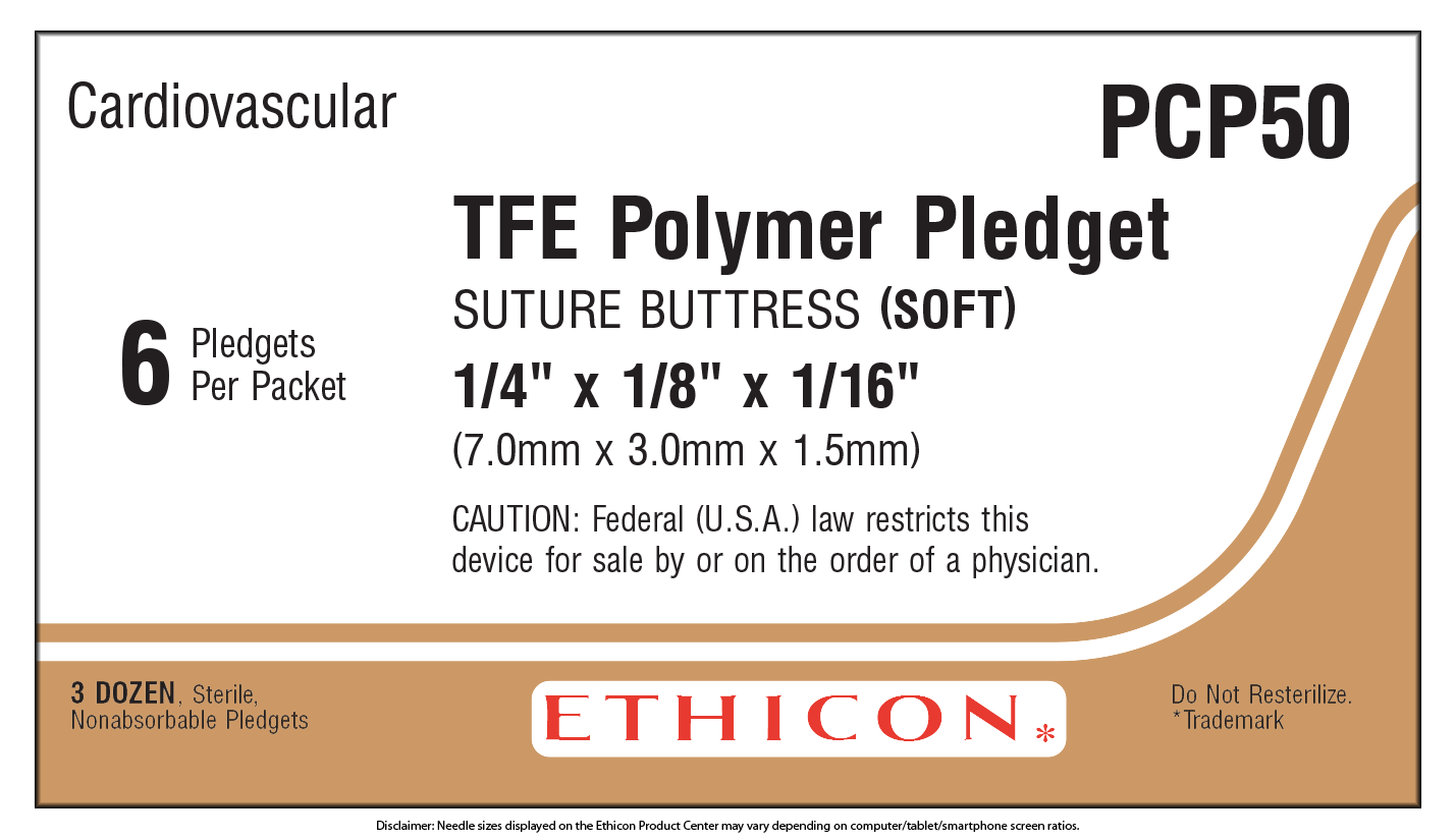 TFE Polymer Pledget, Soft, _" x ?" x 1/16", 6/pk, 36 pk/bx (Continental US Only)