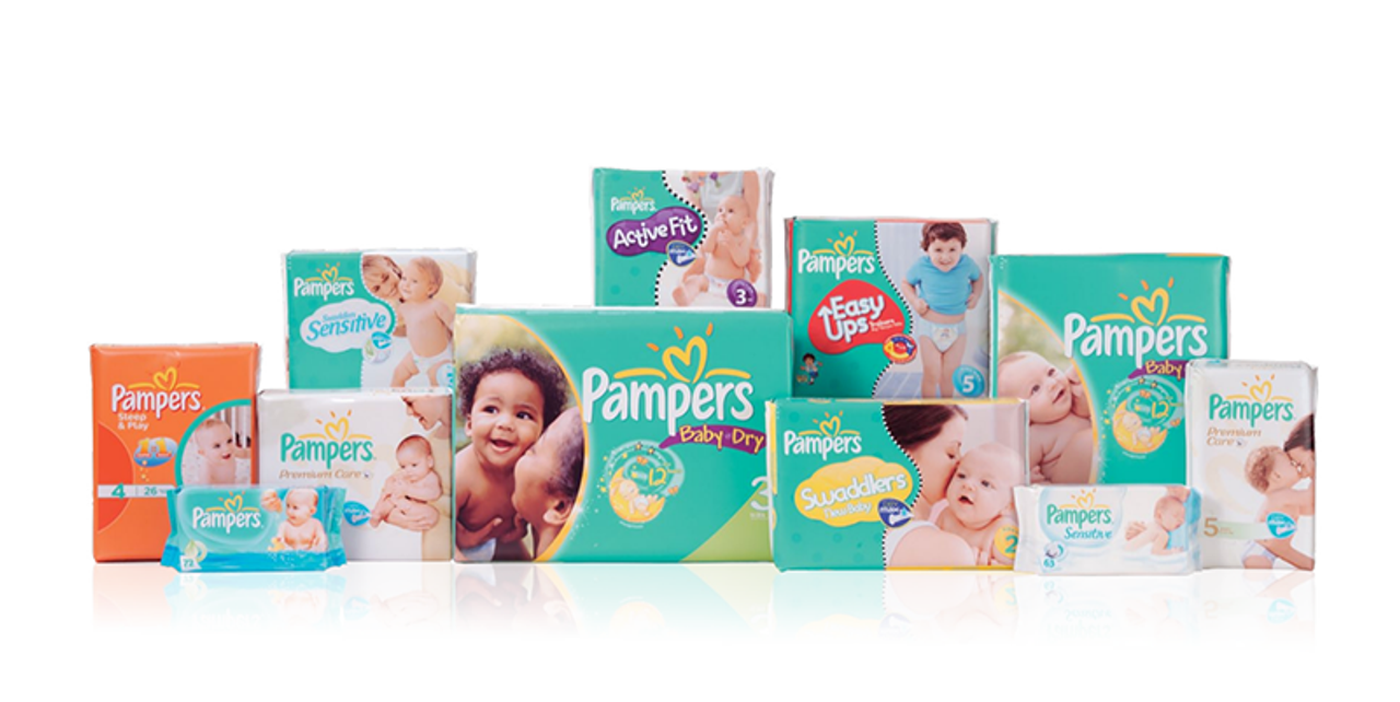 Pampers Baby Dry Diapers, Size 2, 37/pk, 4pk/cs