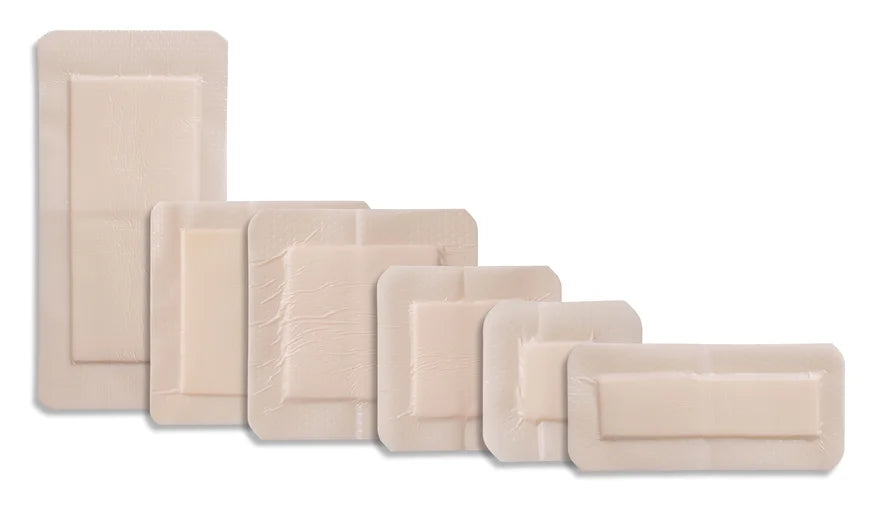 FoamLite Dressing, Adhesive, 5cm x 5cm, 10/bx (Continental US Only)