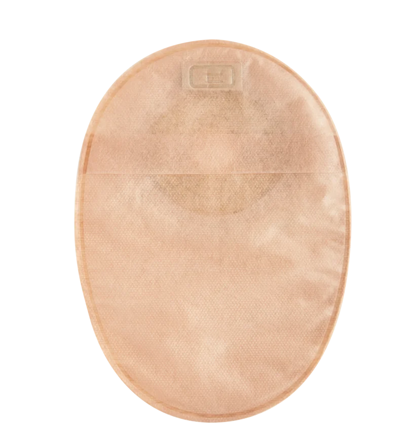 Closed-End Pouch, 8", 1-Sided Comfort Panel, Pre-Cut Modified Stomahesive Skin Barrier, Filter, Transparent, 1 3/8" Stoma, No Tape Collar, 30/bx (Continental US Only)
