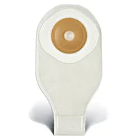 One-Piece Drainable Pouch with Pre-Cut Durahesive Skin Barrier, Tape Collar, 12" Pouch with 1-Sided Comfort Panel, Tail Clip, Transparent, 1 1/2" Stoma Opening, 10/bx (Continental US Only) (To Be DISCONTINUED)