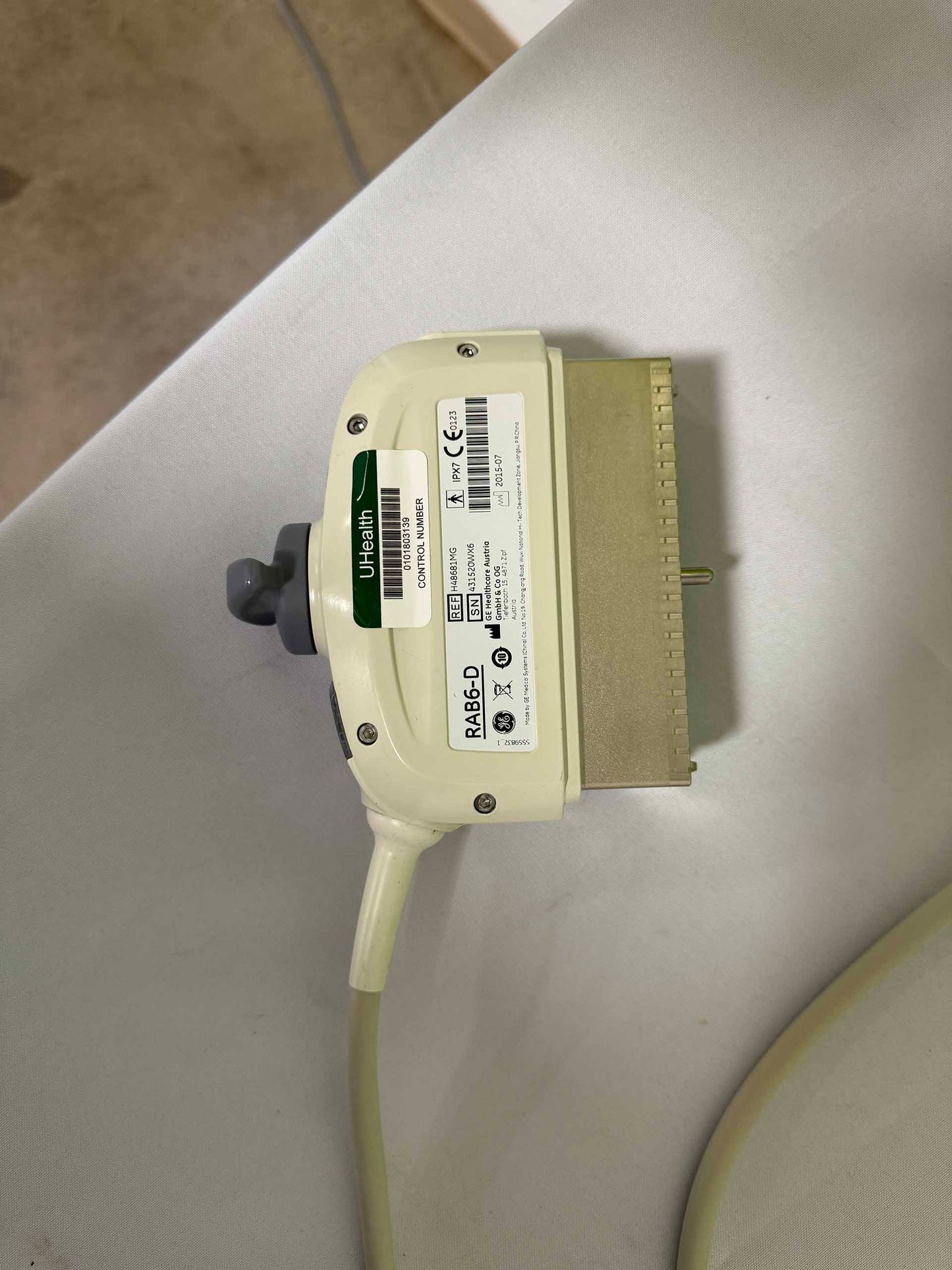 RAB6-D Ultralight Real Time 4D Convex Array Probe (DROP SHIP ONLY) (Continental US Only) (Not Available to Vet or Government Markets) (Pricing Listed is an Estimate and may Change without Prior Notification; Please Contact your GE Sales Rep for an Accurate Price Quote)