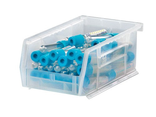 Bin, 7 3/8"L x 4 1/8"W x 3"H, Clear, 24/ctn (DROP SHIP ONLY)