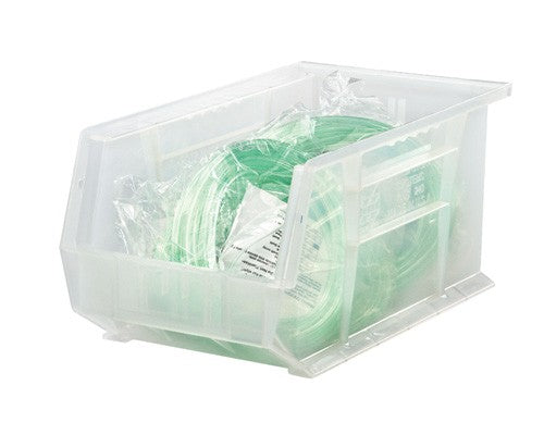 Bin, 14.75"L x 8.25"W x 7"H, Clear, 12/ctn (DROP SHIP ONLY)
