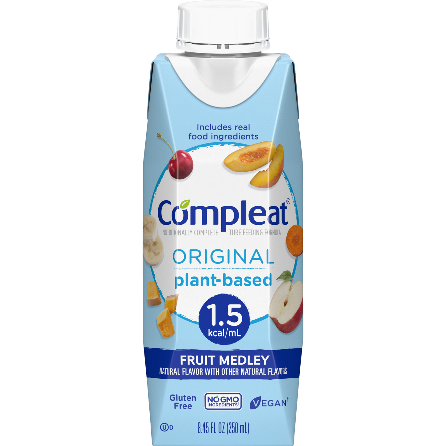 COMPLEAT Original 1.5 Cal, Fruit Medley, 250 ml Carton, 24/cs