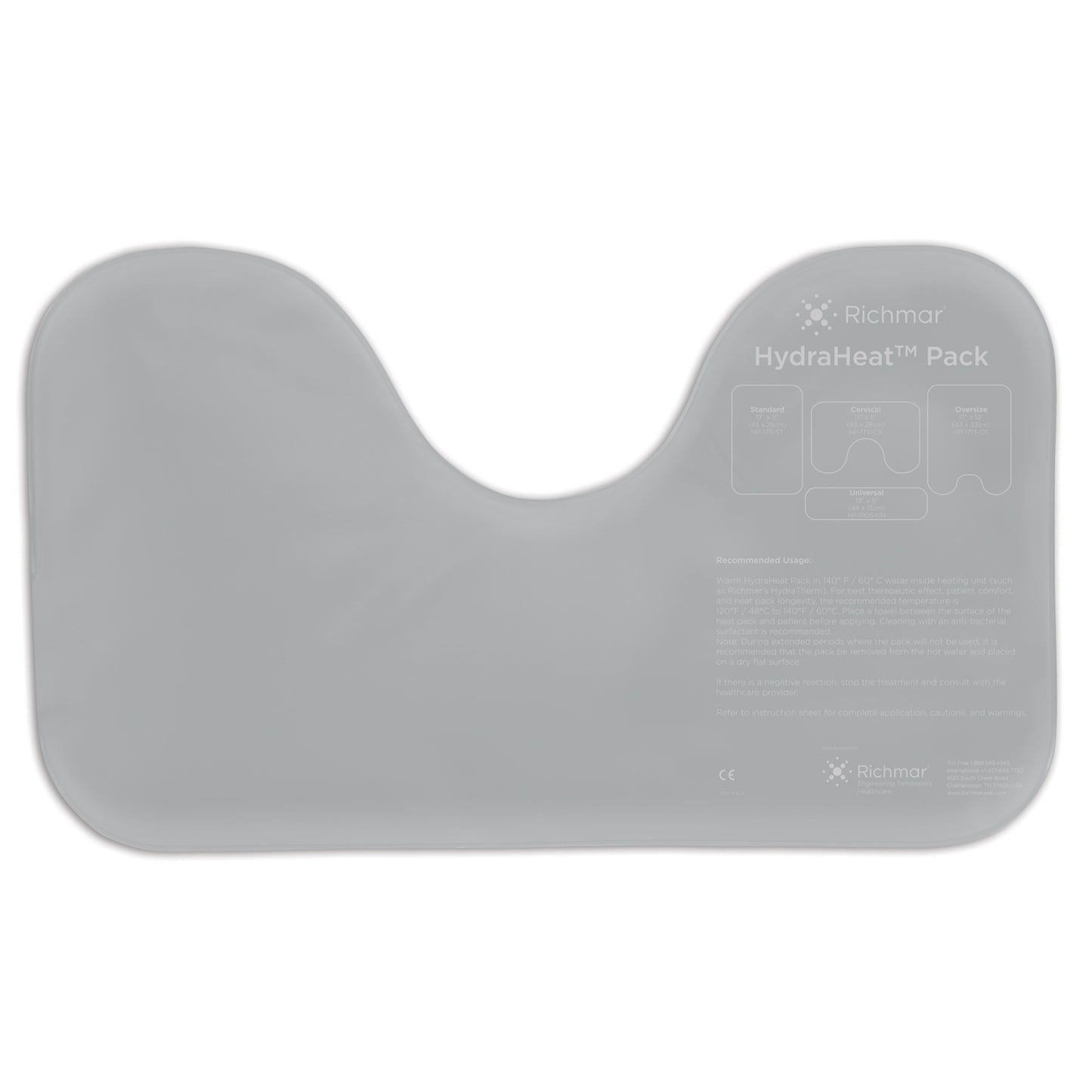 HydraHeat Neck Contour/Cervical Hotpack, 17" x 11" (43 x 28cm) (US Only)