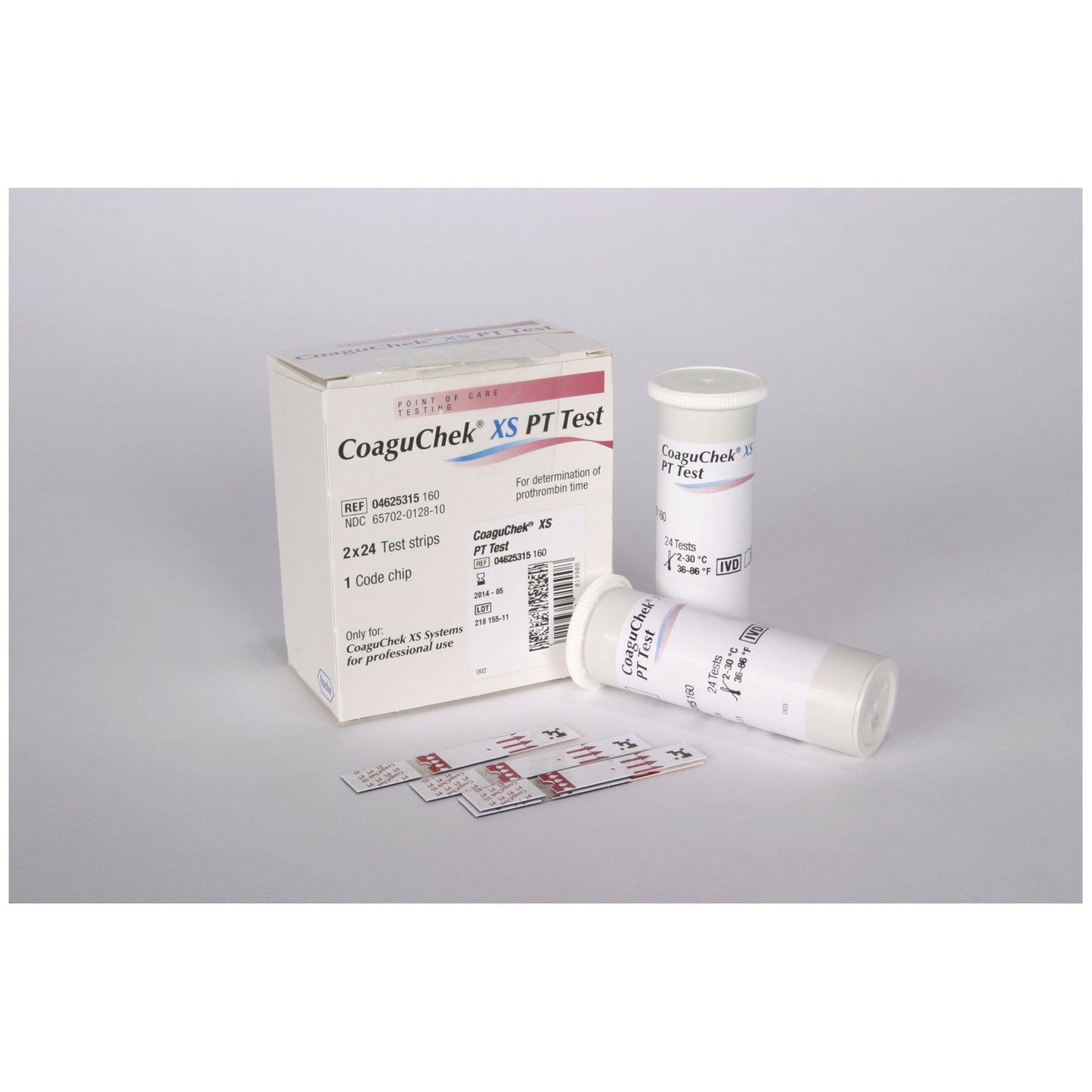 CoaguChek XS PT Test Strips, CLIA Waived, 48/bx (Professional Use Only) (Continental US Only)