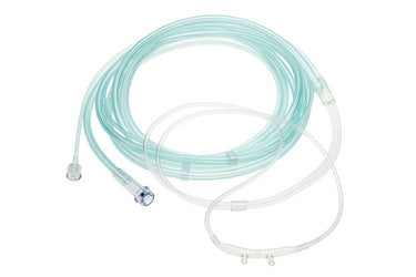 Cannula, 7ft O2/7ft CO2 Tubing, Male Luer Connector, 50/cs