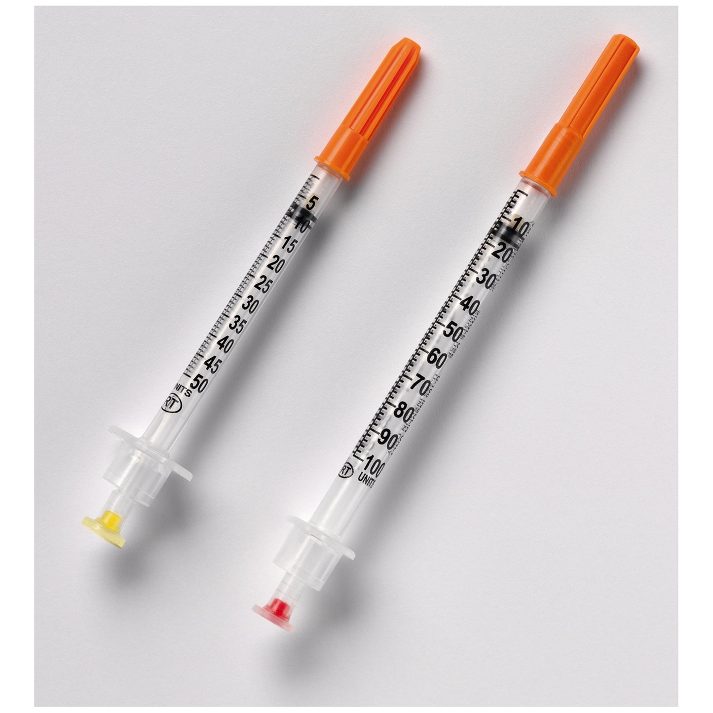 Safety Syringe, Insulin, 0.5ml, 30G x 1/2", U-100, 100/bx, 8 bx/cs