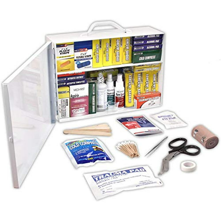 25 Person First Aid Kit, ANSI 2021 Class A, Contractor Plastic First Aid Kit (DROP SHIP ONLY - $150 Minimum Order)