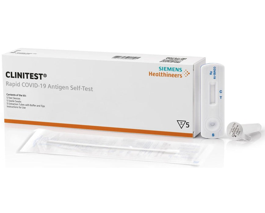 CLINITEST Rapid COVID-19 Antigen Self-Test, 4/pk, 200 pk/cs