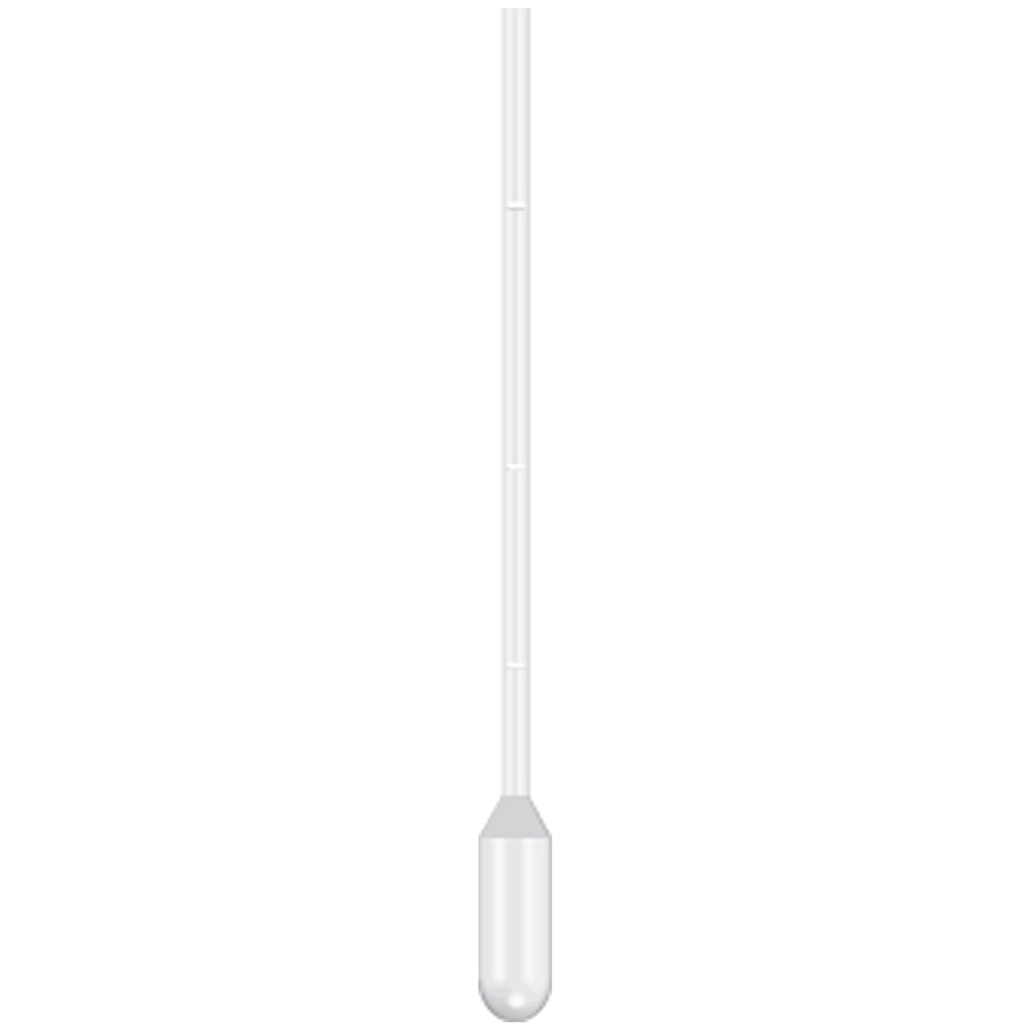 Graduated Pipet, 11.4cm Length, 1.5mL Capacity, Non-Sterile, 500/pk, 10 pk/cs