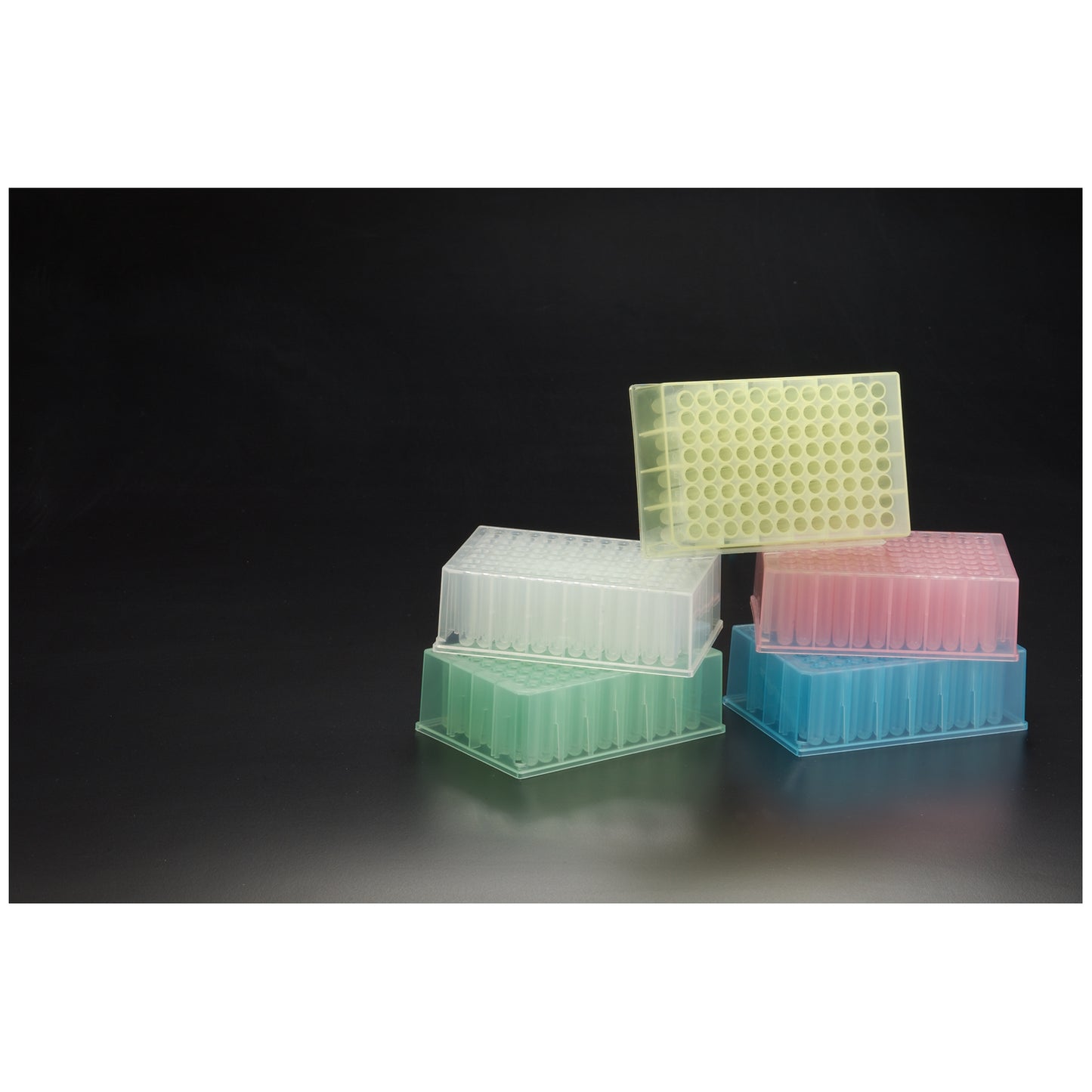 Deep Well Plate, Round Bottom, 1.2mL, Pink, Polypropylene, 4/pk, 6 pk/cs