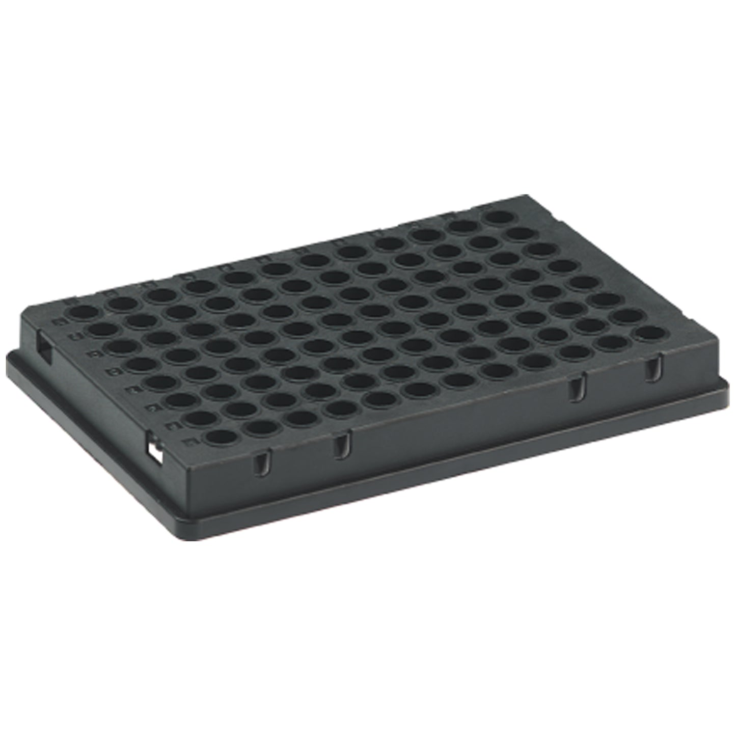 Opaque Skirted 96 Thin Walled PCR Plate, Black, 10/bg, 10 bg/cs