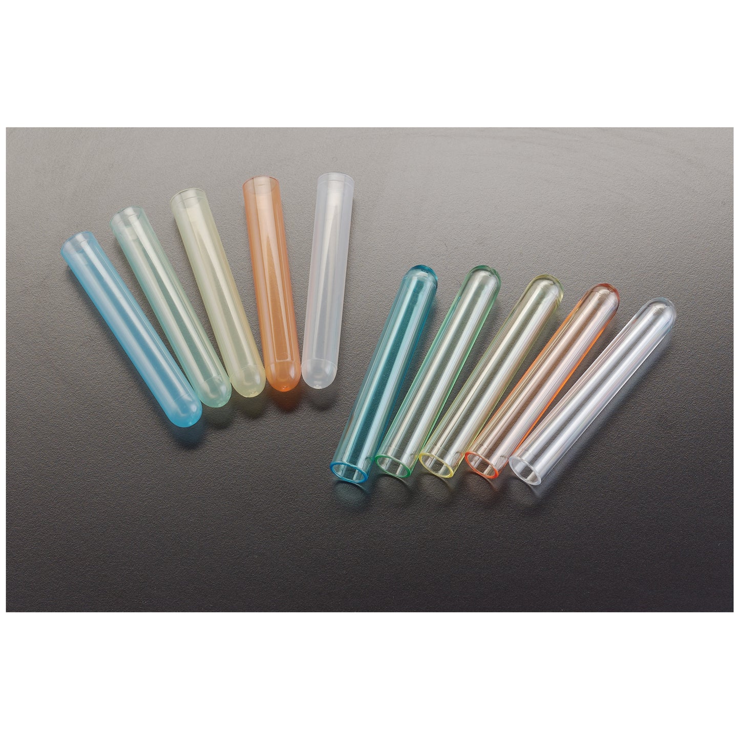 Culture Tube, 12 x 75mm, Polystyrene, 5mL, Green, 250/pk, 4 pk/cs