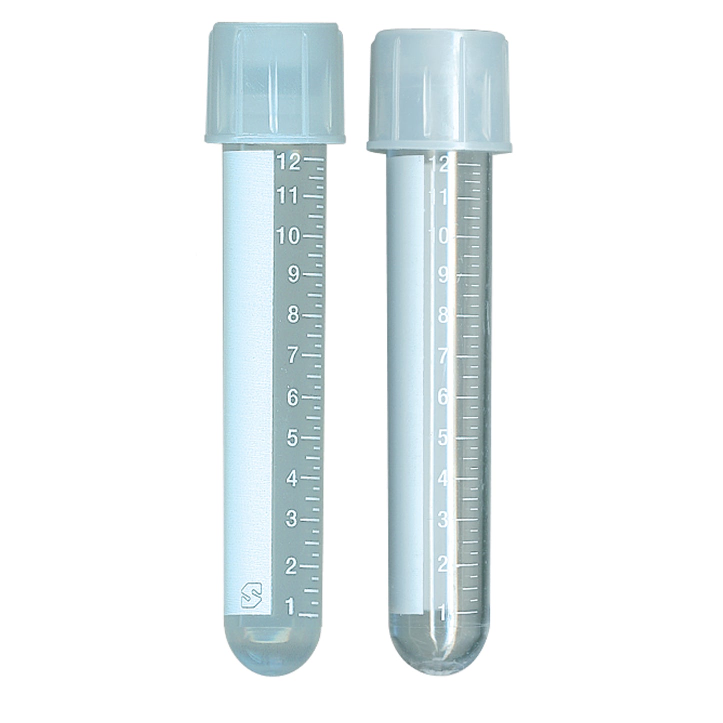 Culture Tube & Cap, 17mm x 95mm, Polystyrene, 500/cs