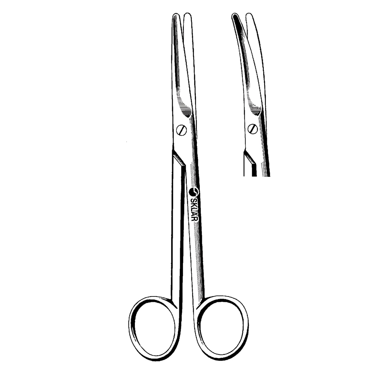 Mayo Dissecting Scissor, Curved, 6.75" (DROP SHIP ONLY)