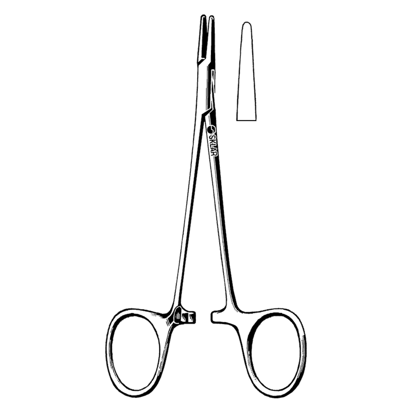 Webster Needle Holder, Smooth, 5.25" (DROP SHIP ONLY)