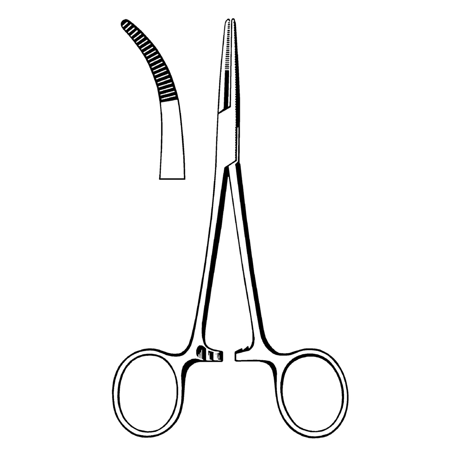 Kelly Forceps, Curved, Extra Heavy Jaw, 7" (DROP SHIP ONLY)