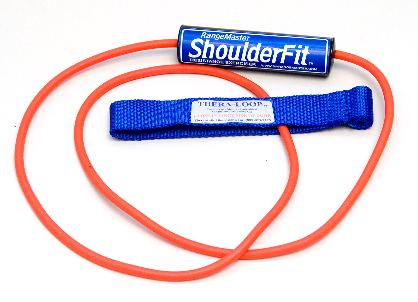 Shoulder Kit Exerciser Includes: ShoulderWand, ShoulderFit Resistance Exerciser with Plastic Handle, Thera-Loop Door Anchor, RangeMaster Shoulder Pulley with Metal Door Bracket, English/Spanish Flipchart Shoulder Exercise Guide, Posture PT with Light Resistance