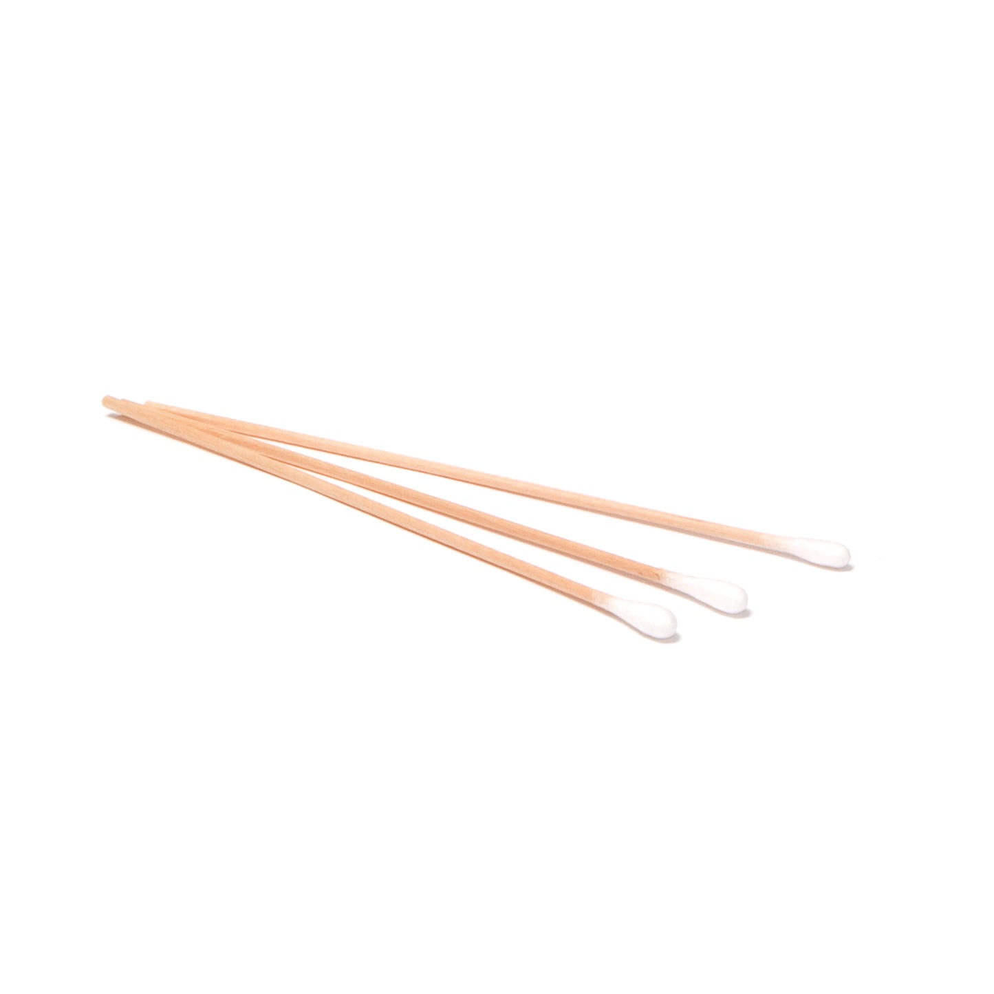 Cotton-Tipped Applicator, 3" x 1/12", Wooden Shaft, Sterile, 2/pk, 100 pk/bx, 10 bx/cs