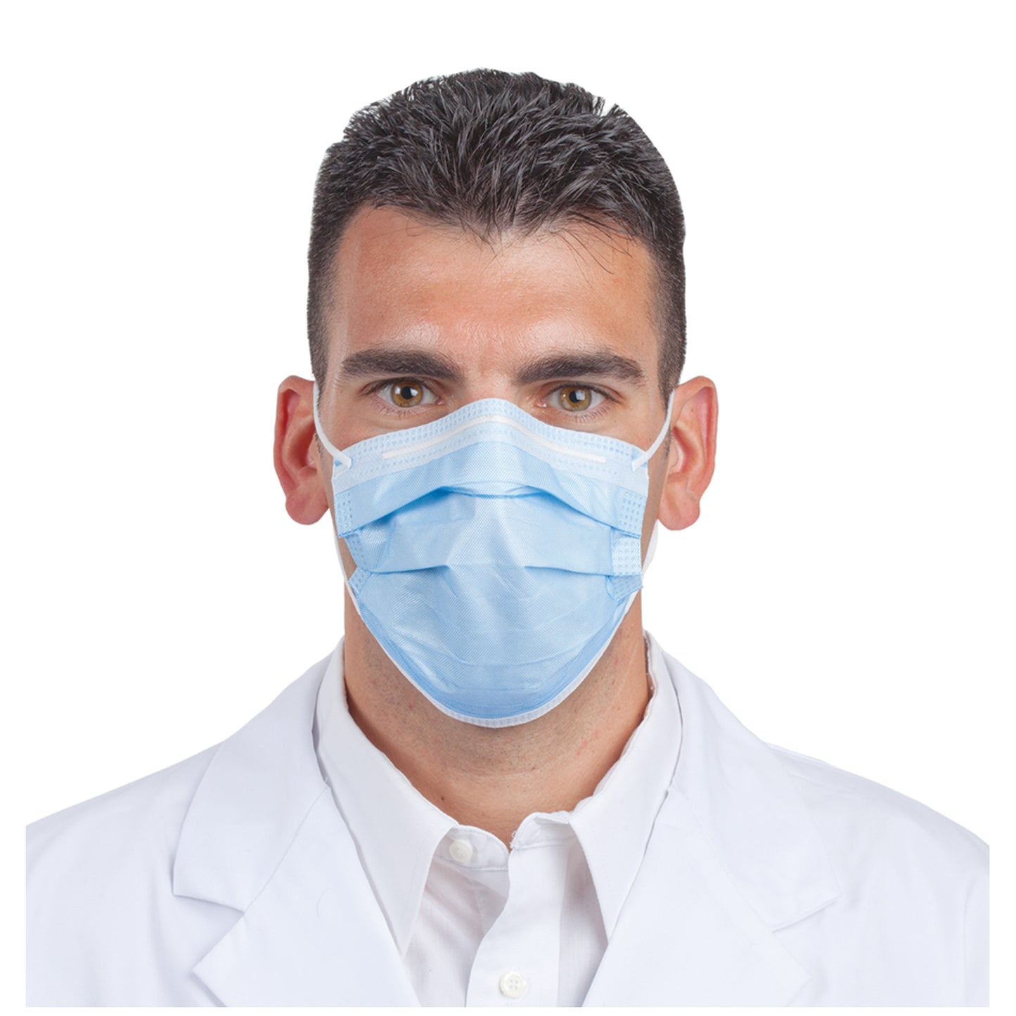 High Filtration Ear Loop Mask, Blue, 40/bx