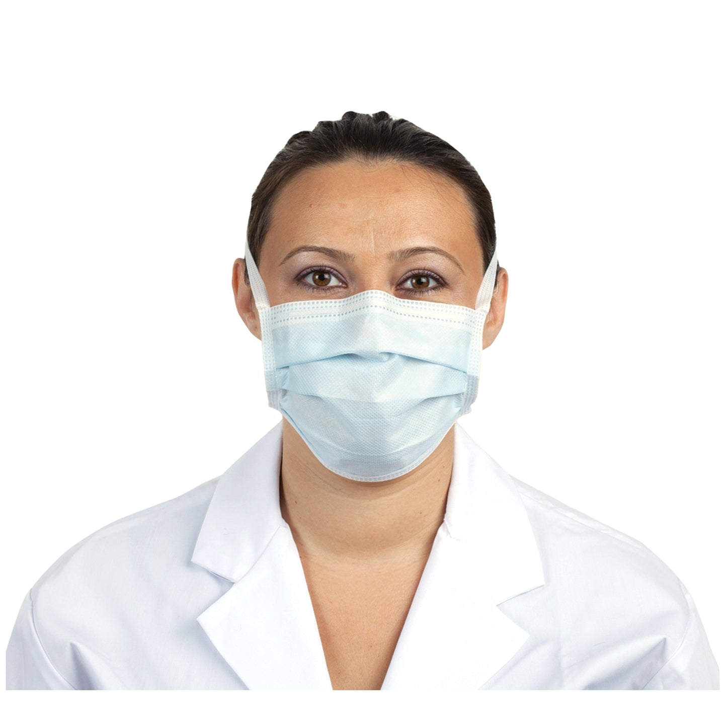Mask, Tie-On, Blue, 40/bx