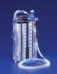 Dual Drain Chest Drainage Unit, Dry Suction, Sterile, 5/cs (Continental US Only)