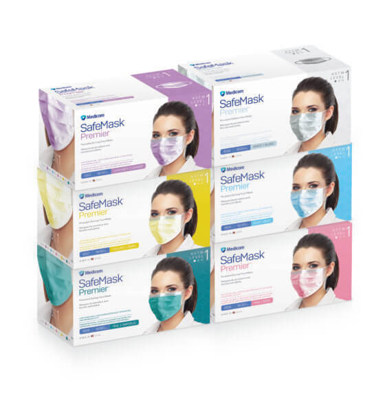 Earloop Mask, ASTM Level 1, White, 50/bx, 10 bx/cs (Not Available for Sale into Canada)