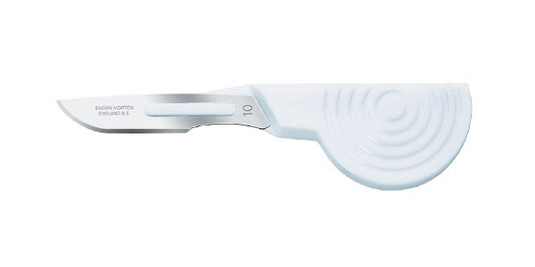 Mini Scalpel, Swann Morton, Stainless Steel, Size 10, Disposable, Non-Sterile, 100/bx (DROP SHIP ONLY)