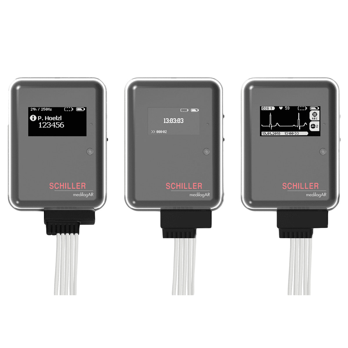 ECG Holter Package, One MedilogAR Office 5 Leads, Includes: Protective Case with Belt Clip, Micro SD card, Micro USB Cable, Neckbelt, 5 Leads Patient Cable + Medilog Darwin 2 Office for PC. Includes: Activation Code (DROP SHIP ONLY) ($100 Minimum Order Requirement or customer will be charged $30 min order fee)