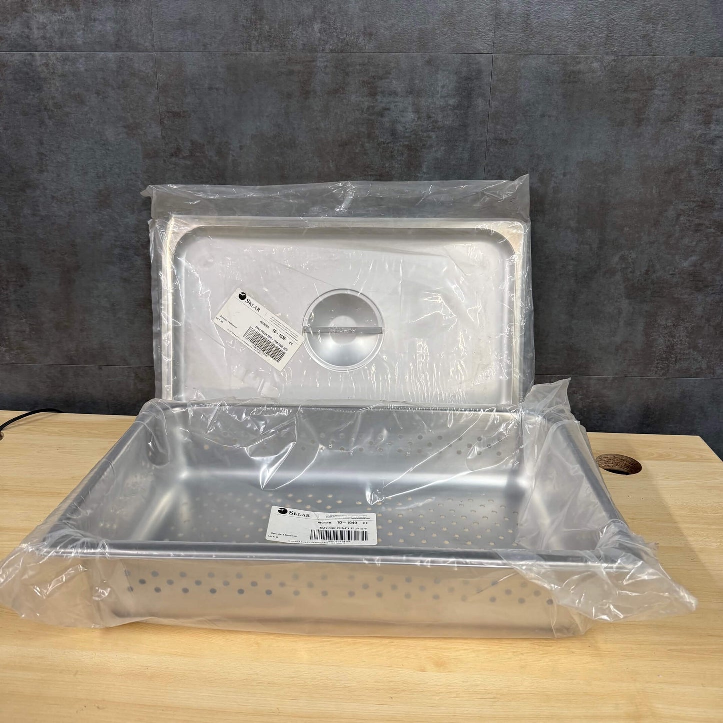 Sterilization Tray Cover, Stainless Steel, for 1948/1953/1954 (DROP SHIP ONLY)