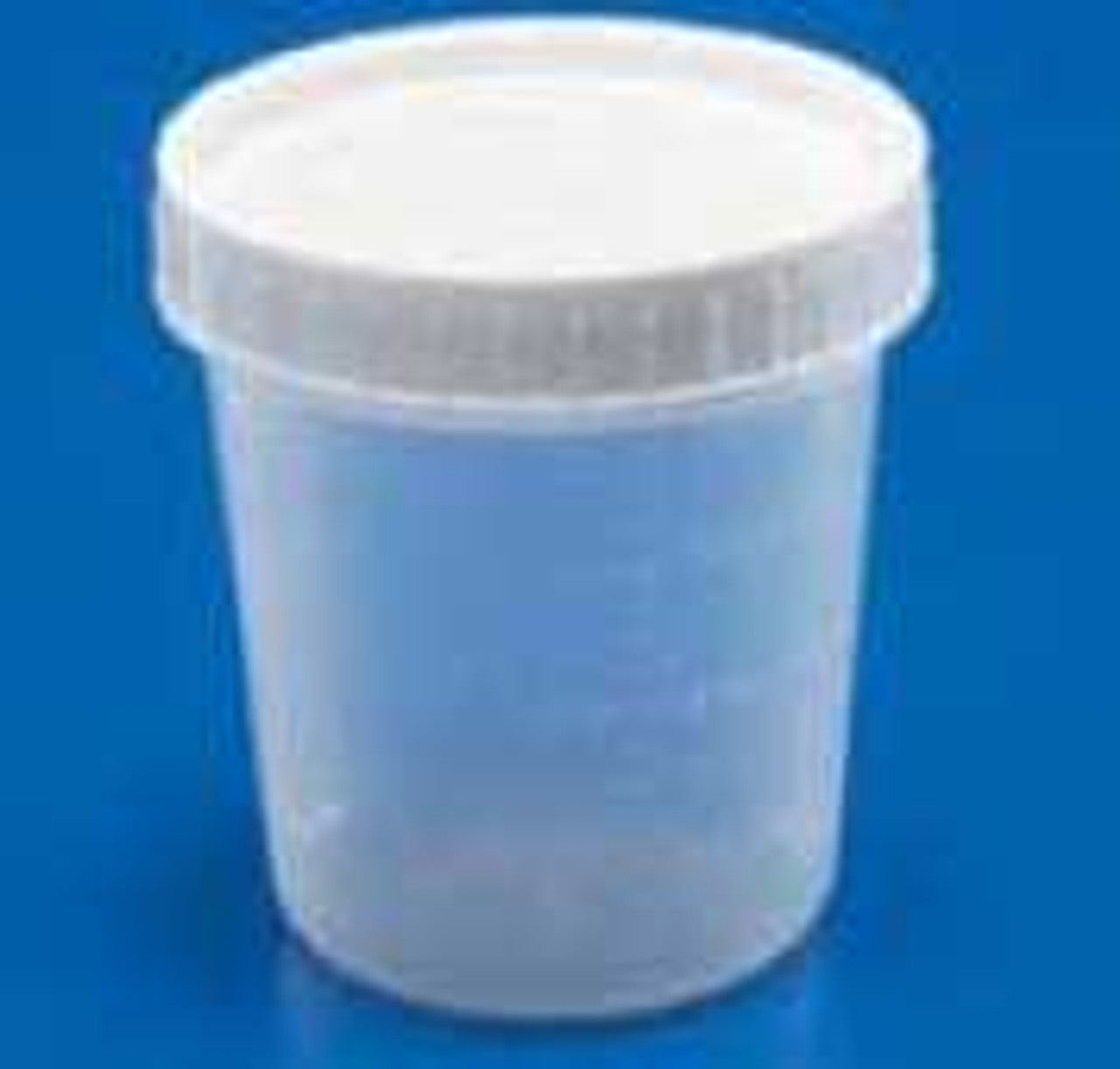 Specimen Container, Peel Pouch, 4 oz, 64mm, White Lid, Sterile, 100/cs (Continental US Only)